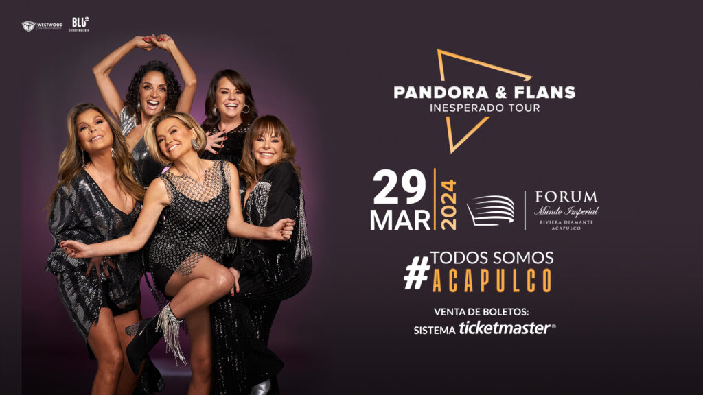 Reactivan la escena musical en Acapulco con el esperado concierto de «Pandora & Flans