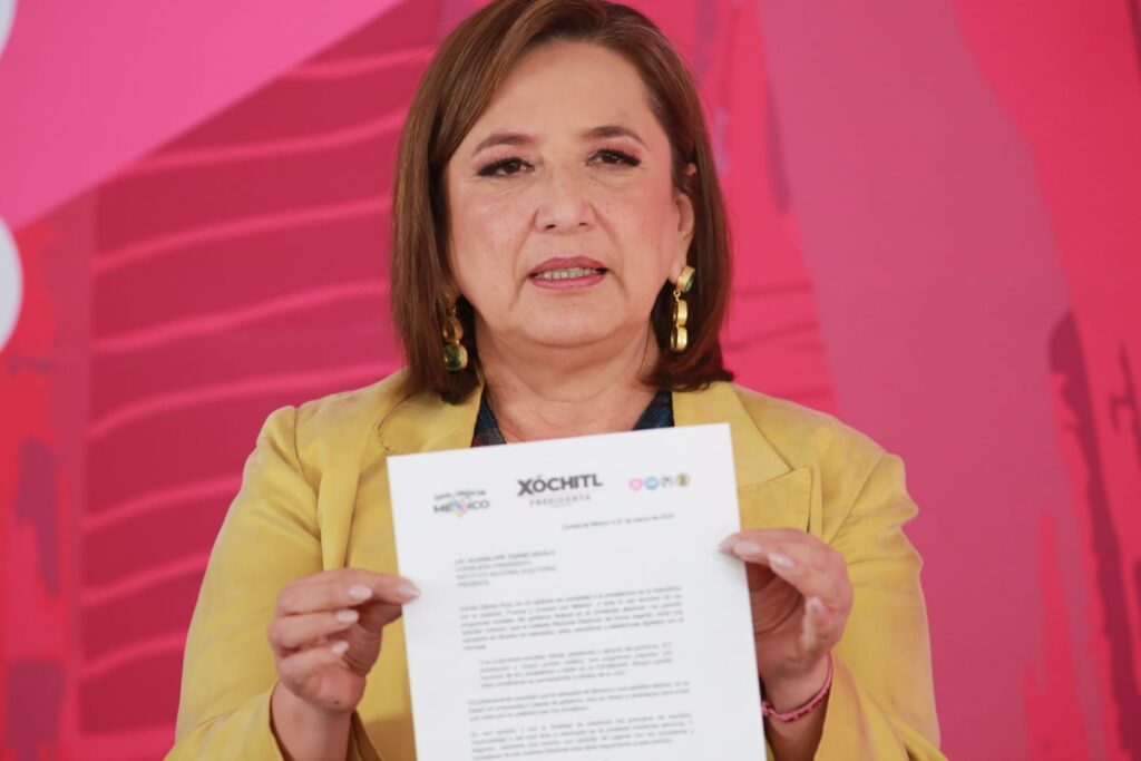 Xóchitl Gálvez Presenta Denuncia Ante el INE por Presuntas Irregularidades en Información de Programas Sociales
