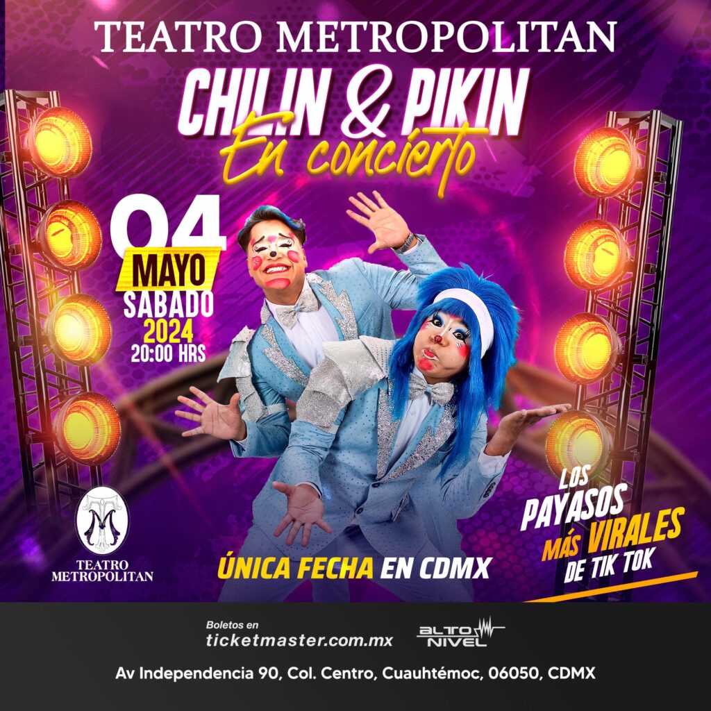 Chilin Y Pikin: Los Payasos Virales De Tiktok Llegan Al Teatro Metropólitan En Cdmx