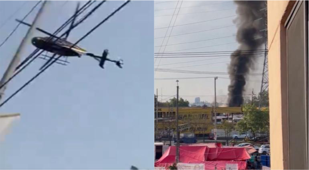 Tragedia aérea en Coyoacán: Helicóptero se estrella cerca de la UNAM, tres víctimas fatales