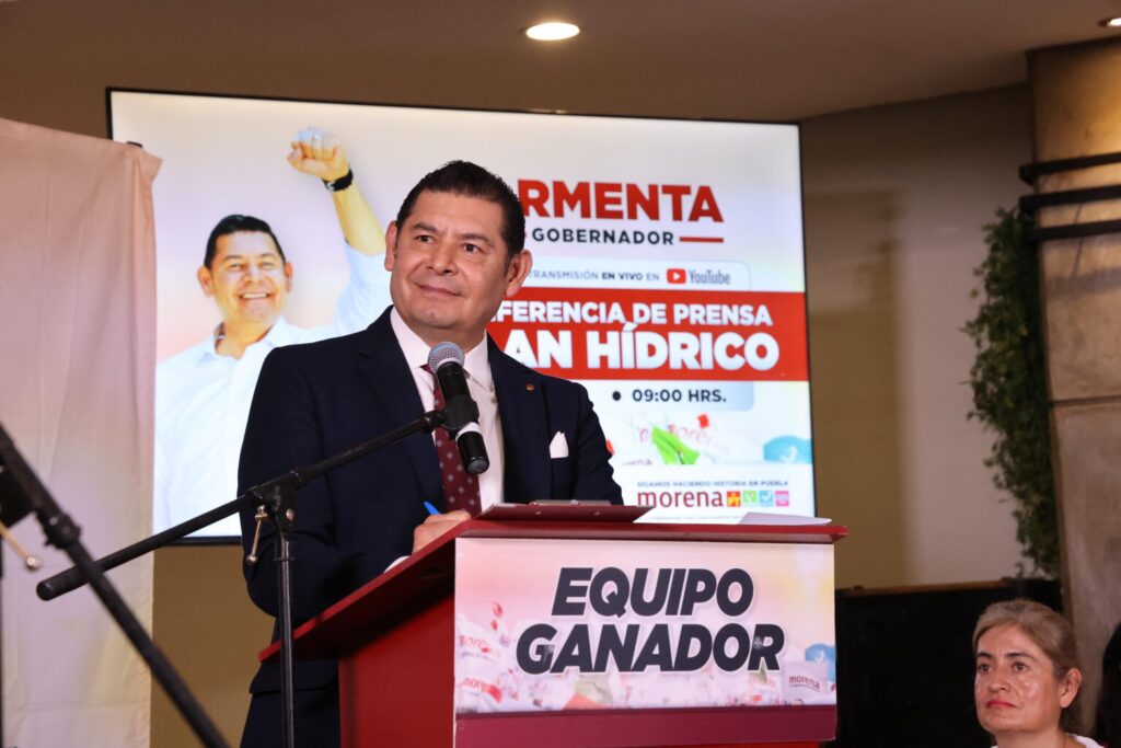 Alejandro Armenta promete gestión sostenible del agua en Puebla con el nuevo Plan Hídrico