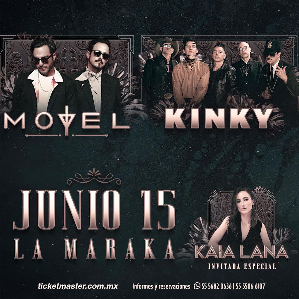 MOTEL y KINKY: La Fusión de Pop y Rock Mexicano en un Concierto Histórico en La Maraka