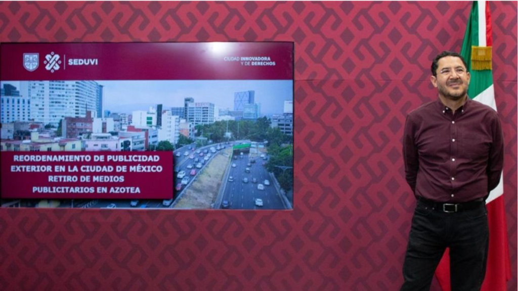 Martí Batres anuncia conclusión del retiro de anuncios espectaculares en azoteas de CDMX