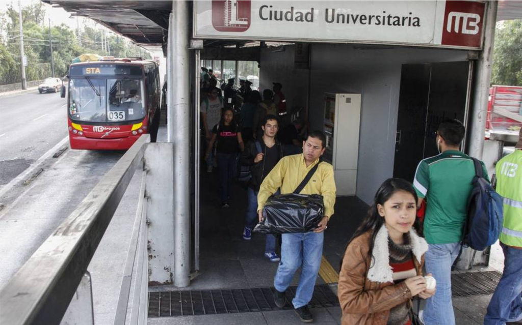 Anuncia Metrobús cierre temporal de la Estación «Ciudad Universitaria» de la Línea 1
